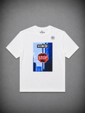 CAMISETA NIKE SELLO AZUL BLANCA