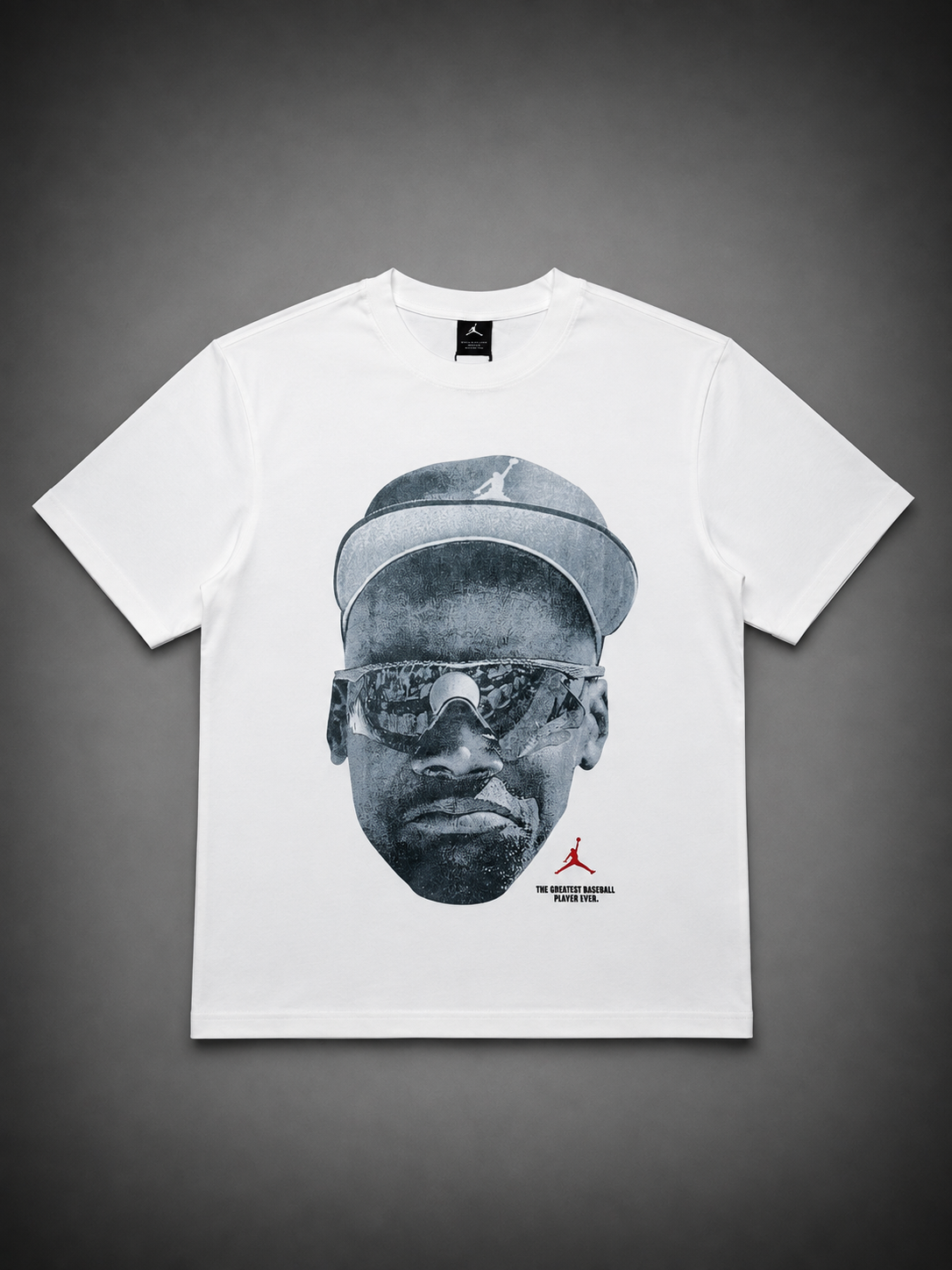 CAMISETA JORDAN LOGO CARA BLANCA