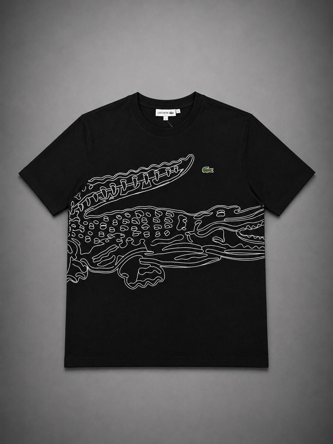 LACOSTE COCODRILO GRANDE NEGRA