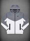 BUZO NIKE TECH GRIS BLANCO