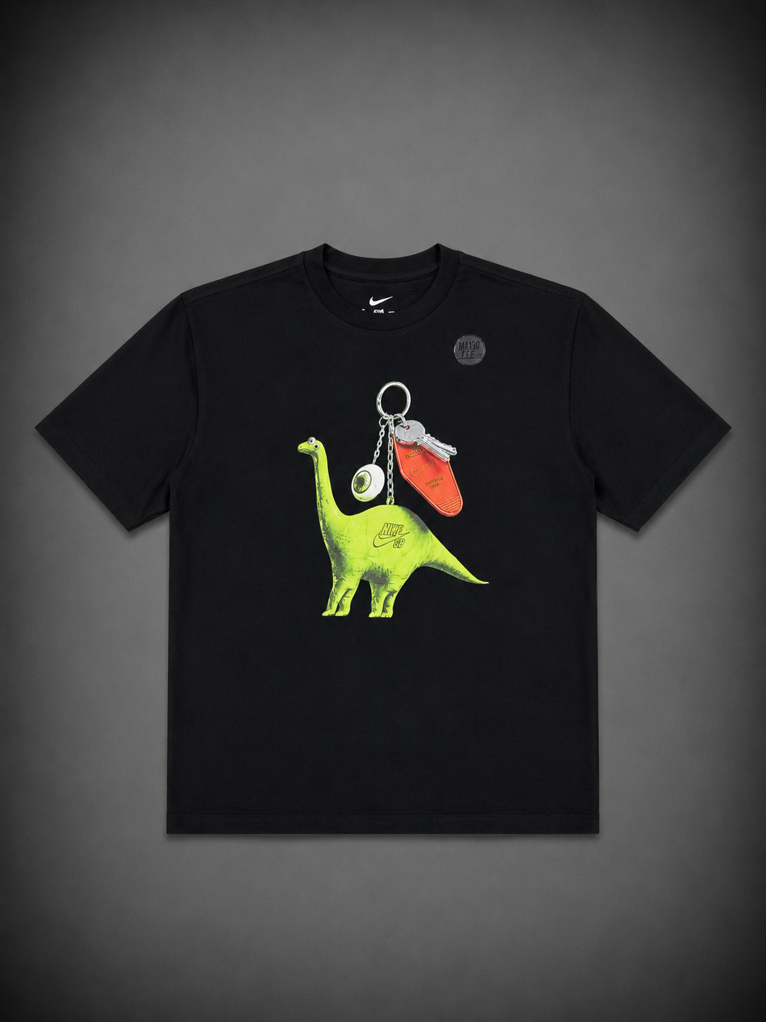 DINOSAURIO VERDE NIKE NEGRA
