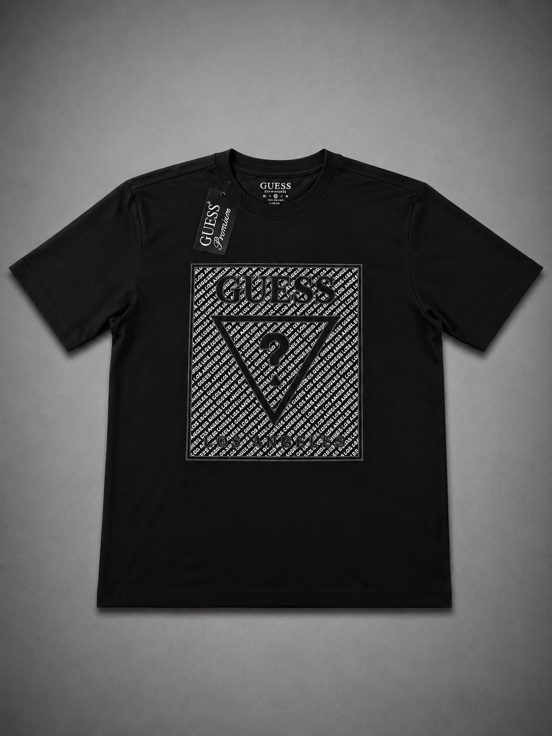 GUESS RECUADRO HOLOGRAMA PEQ NEGRA