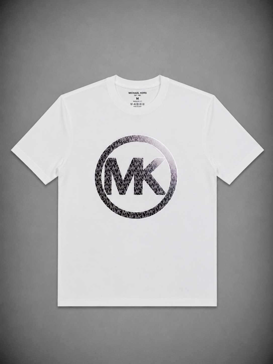 CAMISETA MK HOLOGRAMA BLANCA