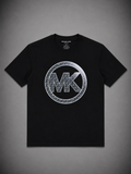 CAMISETA MK HOLOGRAMA NEGRA