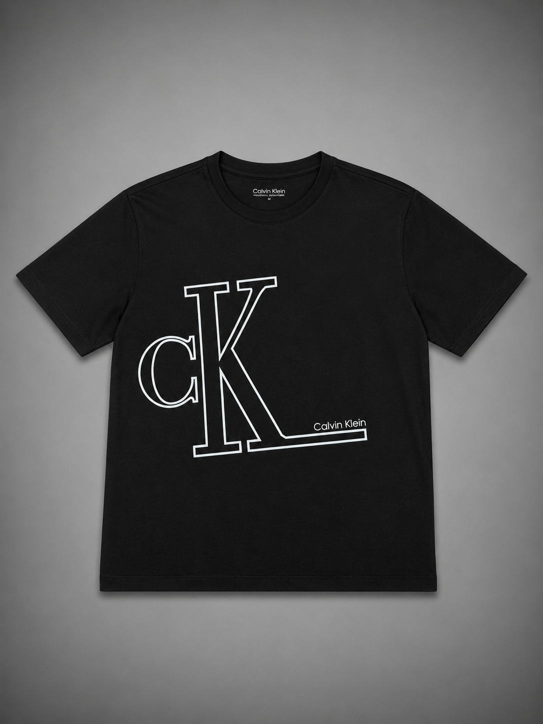 CALVIN KLEIN LOGO GRANDE NEGRO