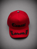 CLEMONT ROJA BORDADO NEGRO