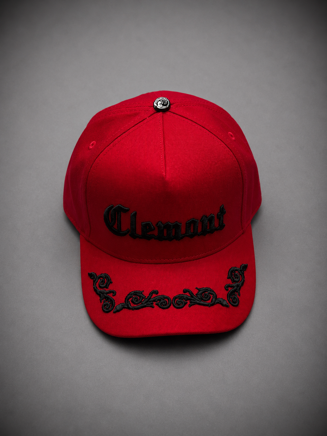 CLEMONT ROJA BORDADO NEGRO