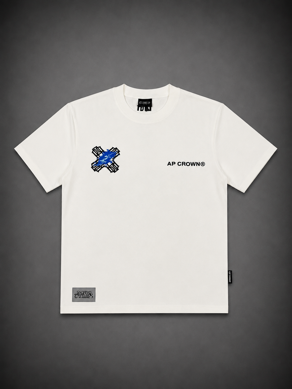 AP CROWN LOGO X BLANCA