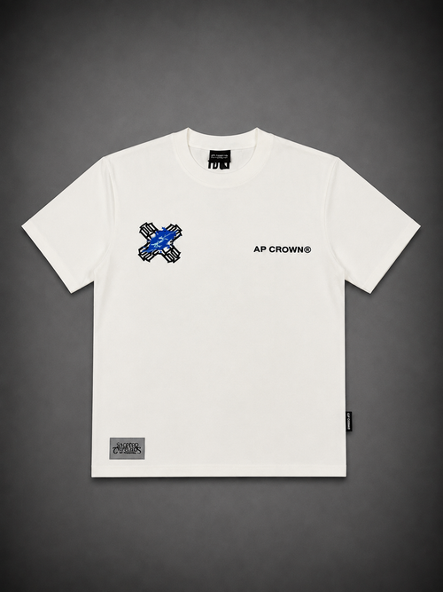 AP CROWN LOGO X BLANCA