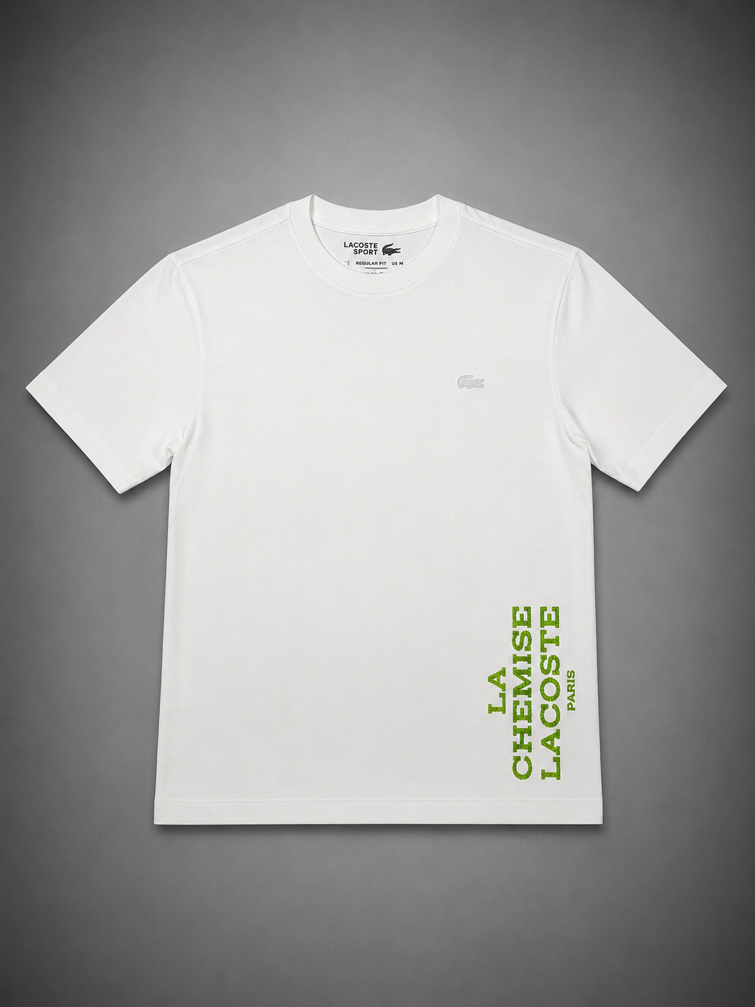 LACOSTE BLANCA TENIS AMARILLO