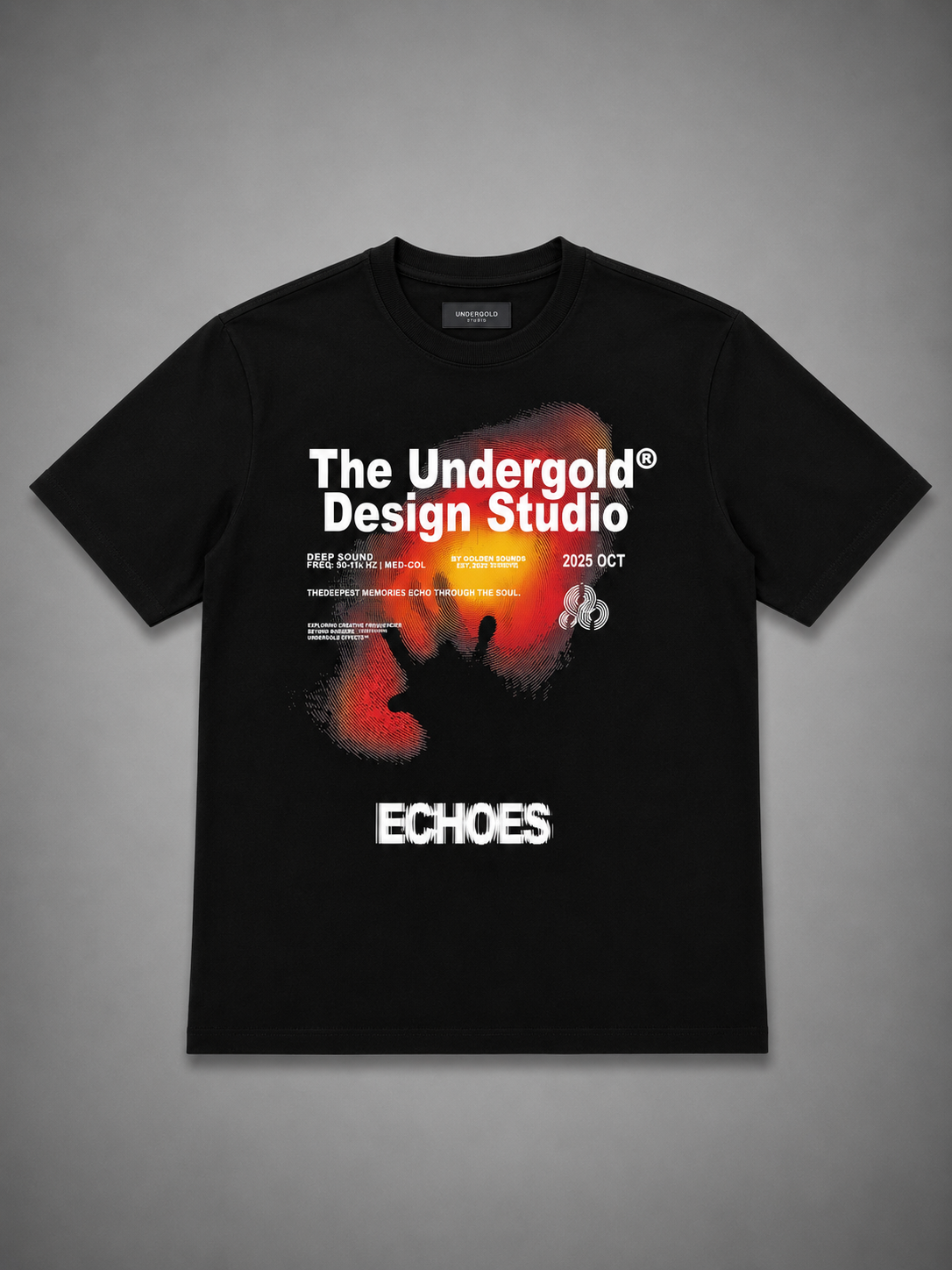 CAMISETA UNDERGOLD SELLO NARANJA