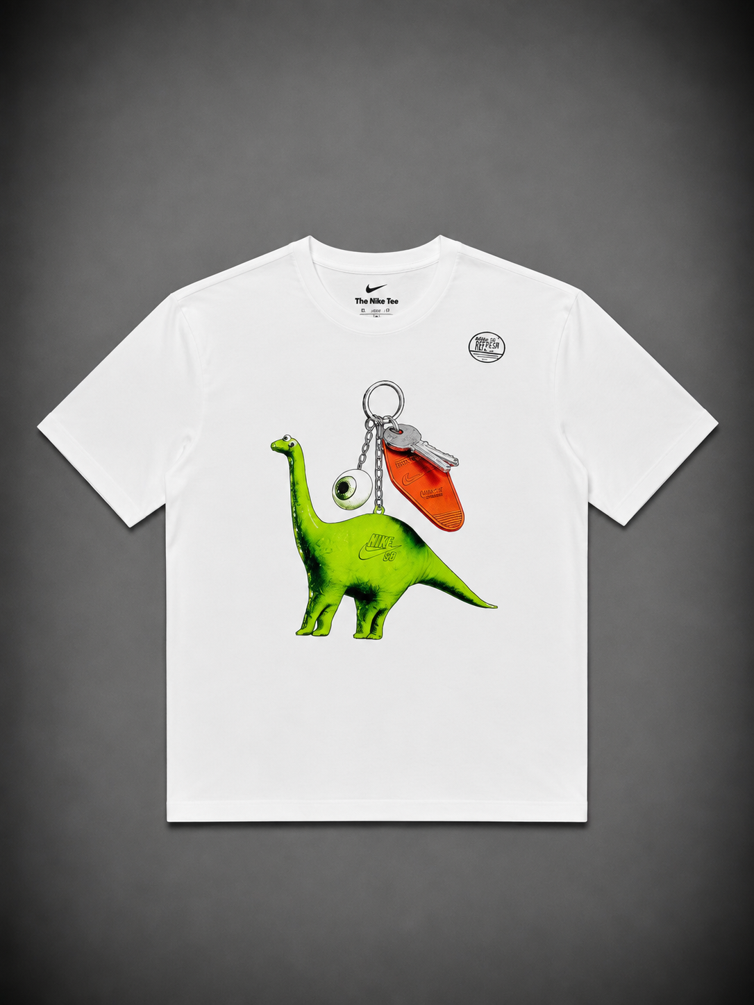 DINOSAURIO VERDE NIKE BLANCA