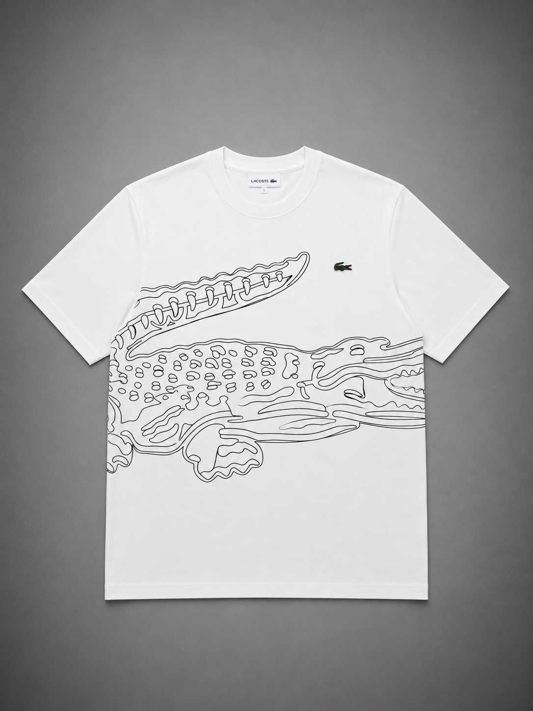 LACOSTE COCODRILO GRANDE BLANCA