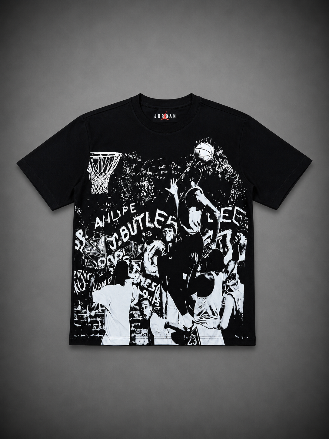 CAMISETA JORDAN CANASTA NEGRA