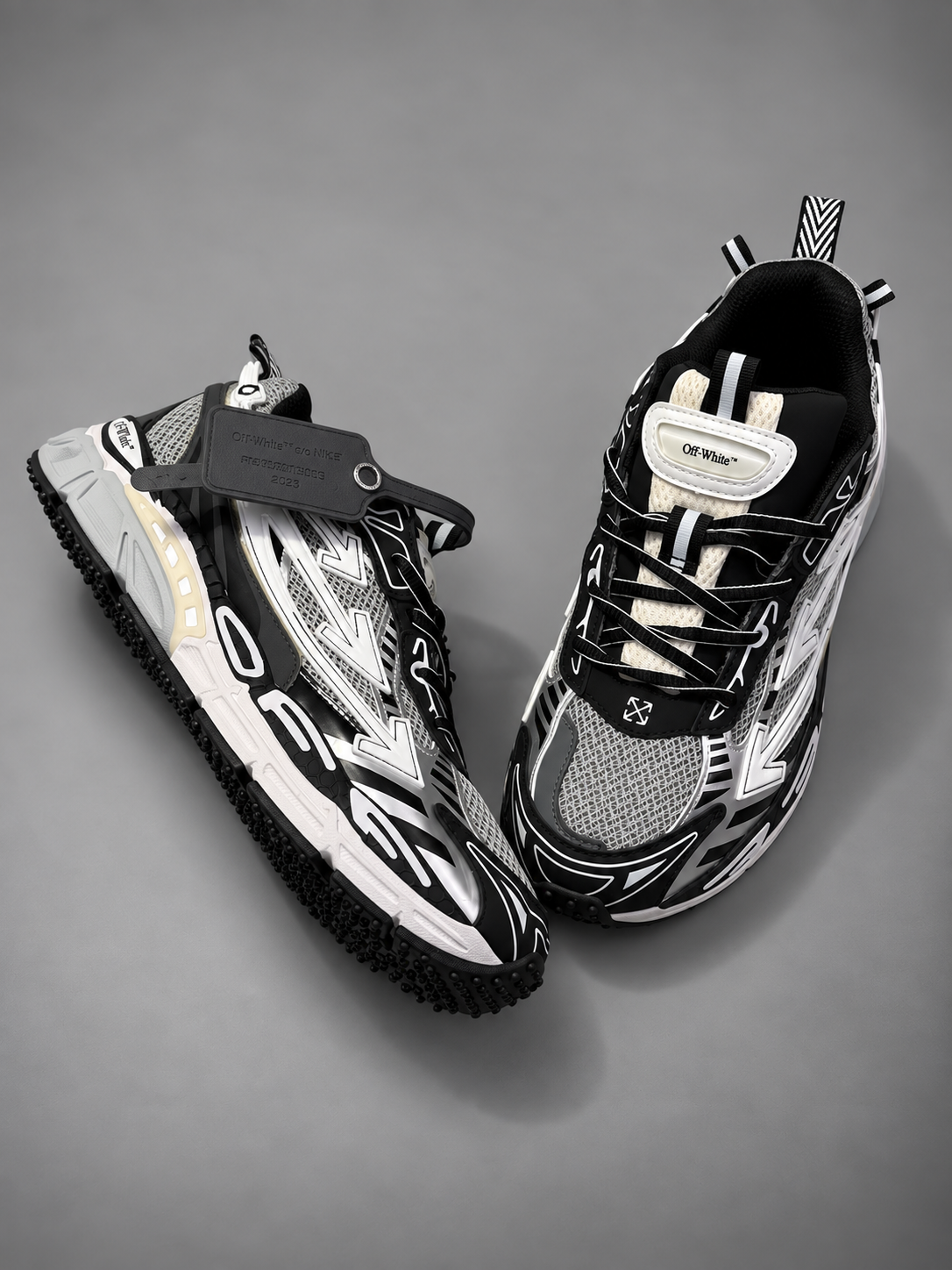 OFF WHITE PLATEADO