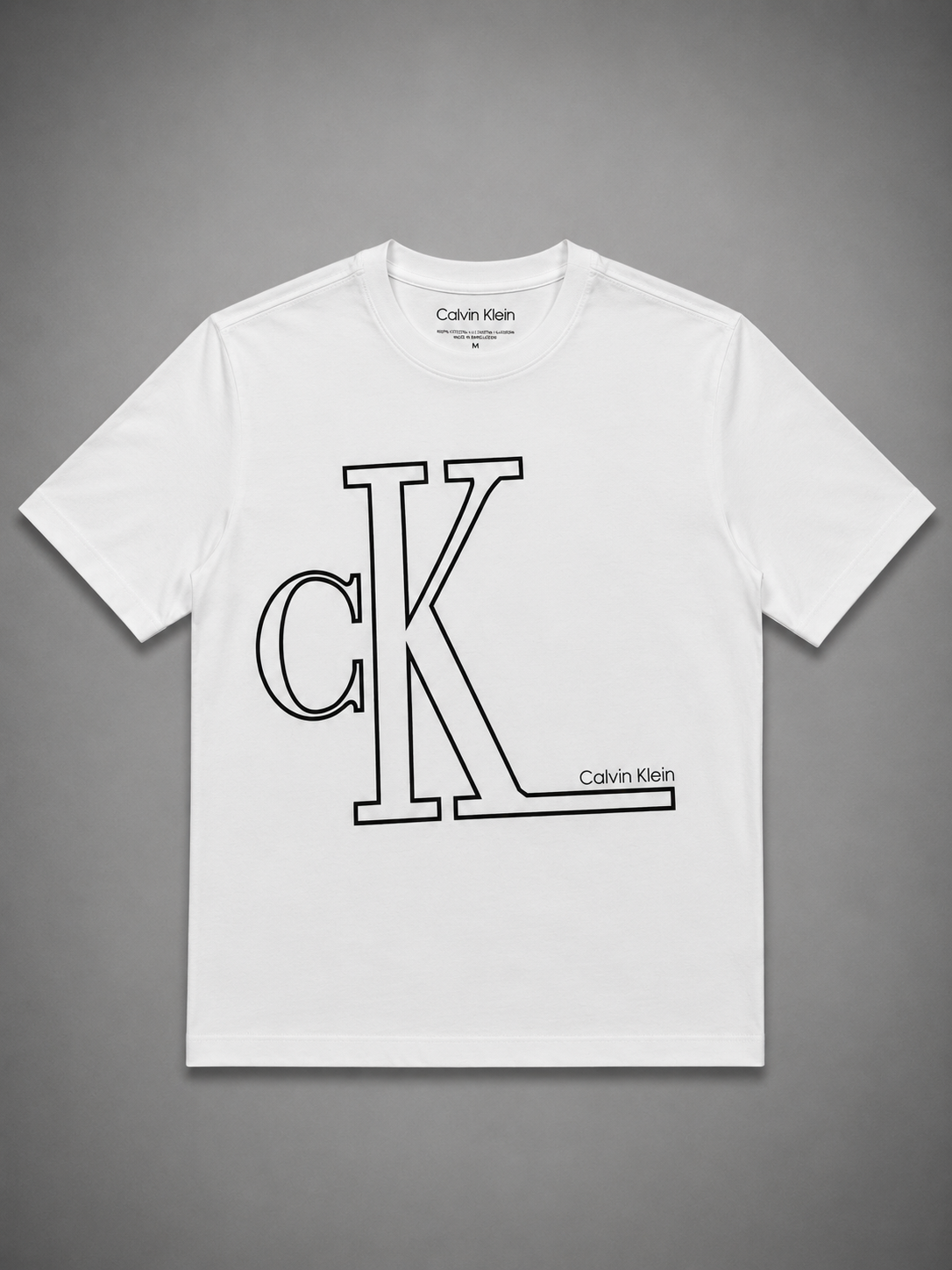 CALVIN KLEIN LOGO GRANDE BLANCO