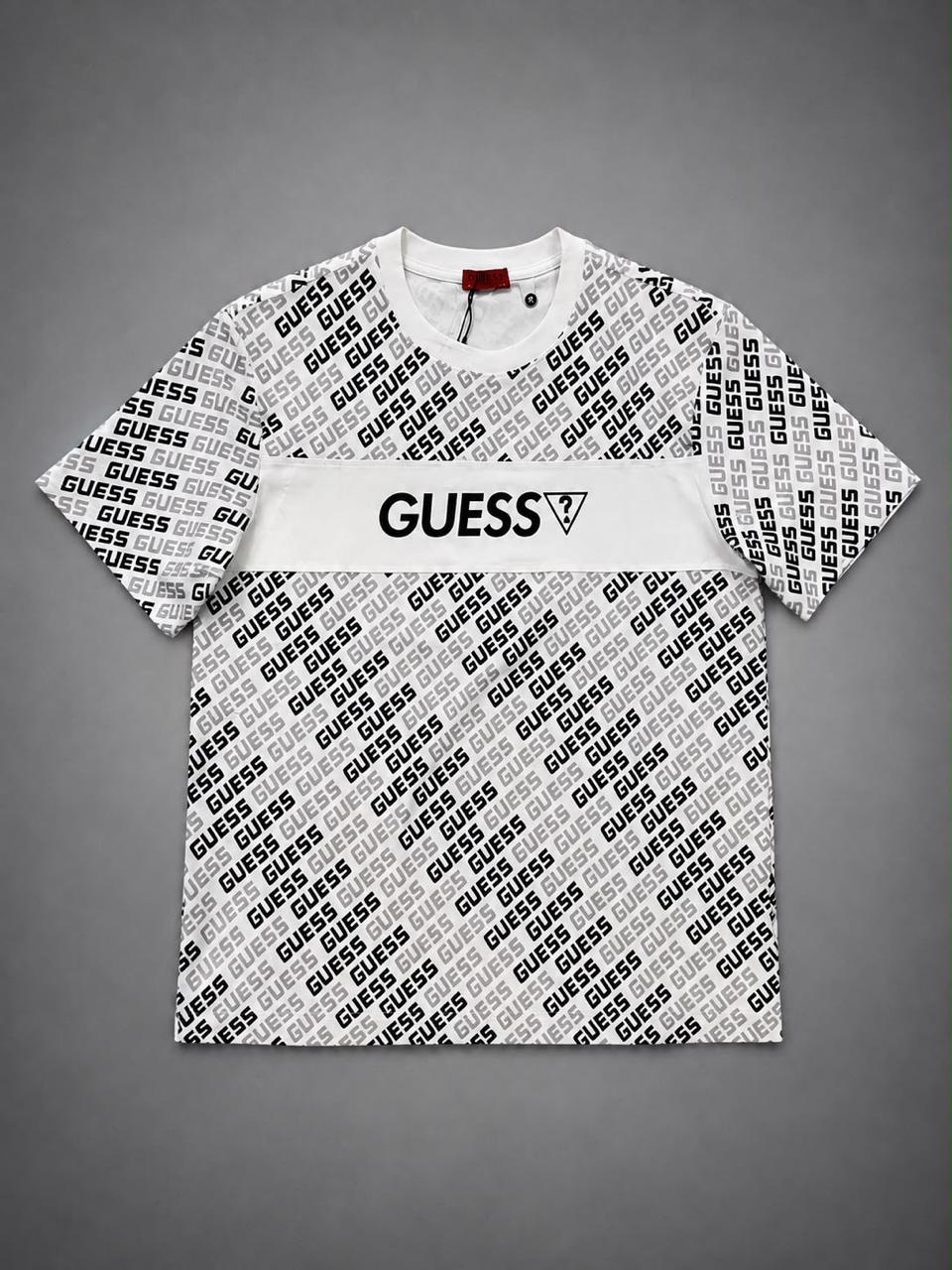 GUESS LINEA CENTRADA BLANCA