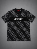 GUESS LINEA CENTRADA NEGRA