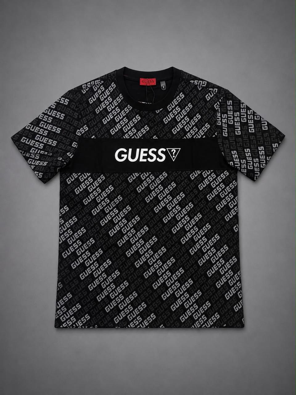 GUESS LINEA CENTRADA NEGRA