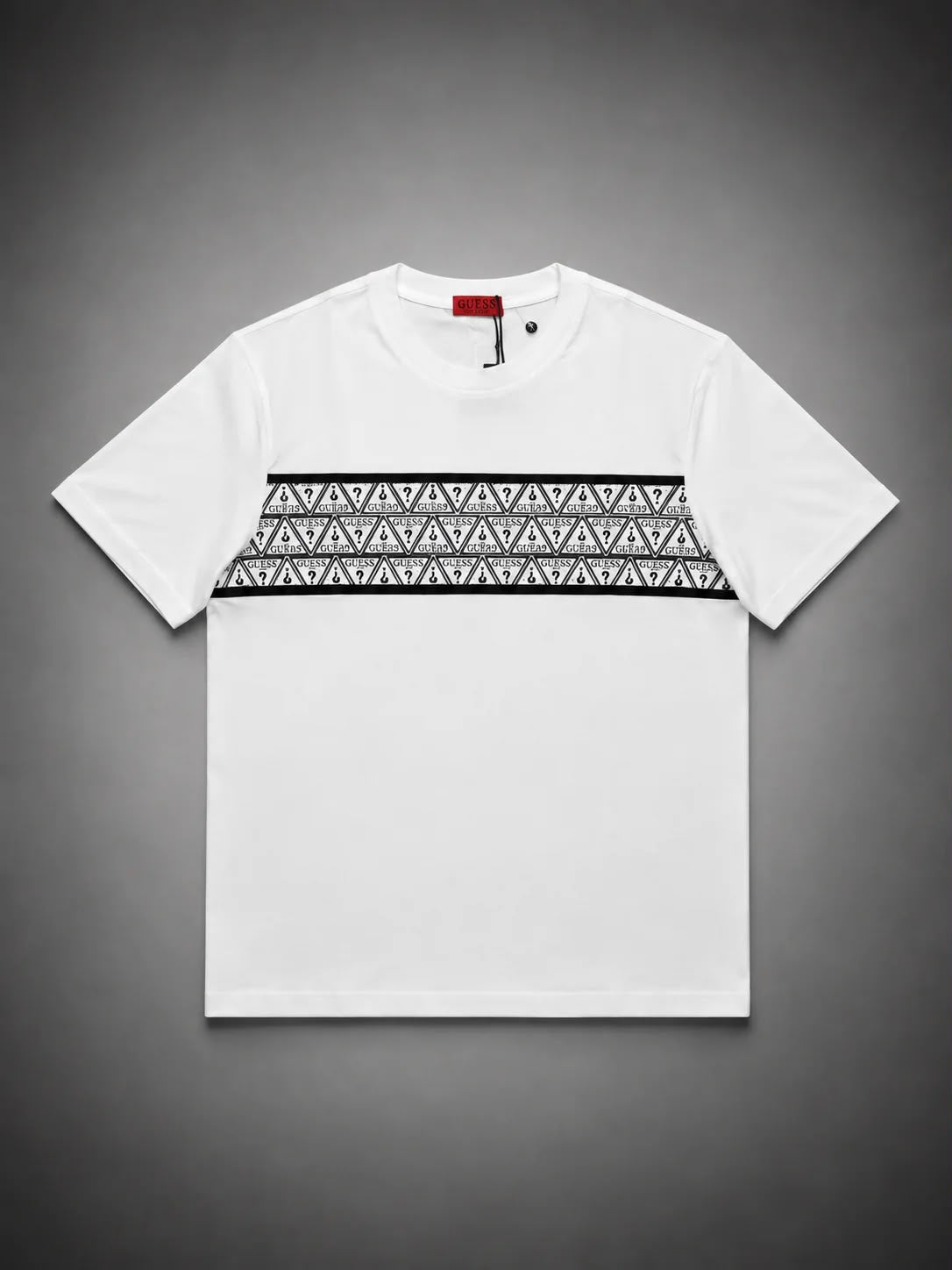 GUESS TRIANGULO HOLOGRAMA BLANCA
