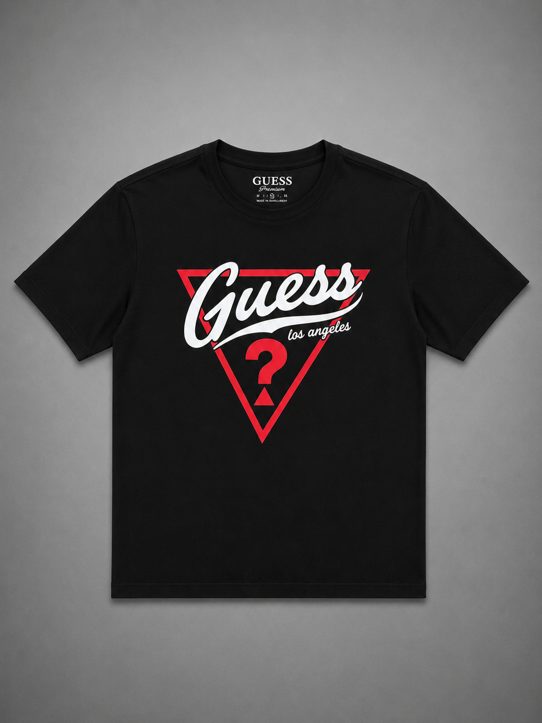 GUESS NEGRA FIRMA ROJA