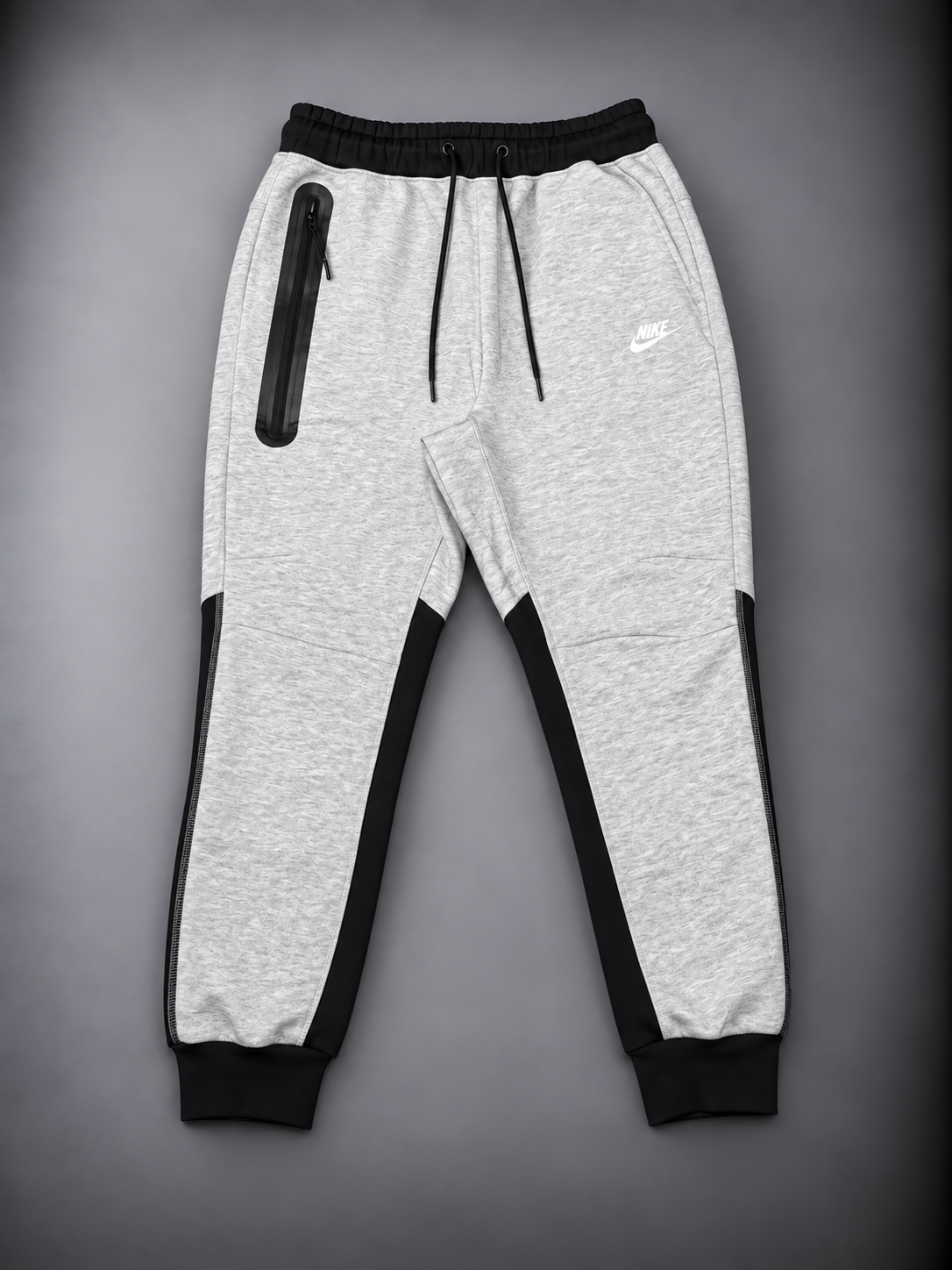 SUDADERA NIKE TECH GRIS/NEGRA