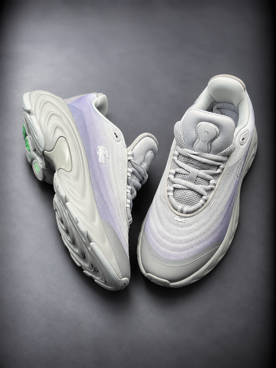 LACOSTE SPINOR GRIS MORADO